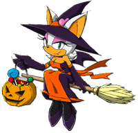 Rouge Halloween Sonic Channel