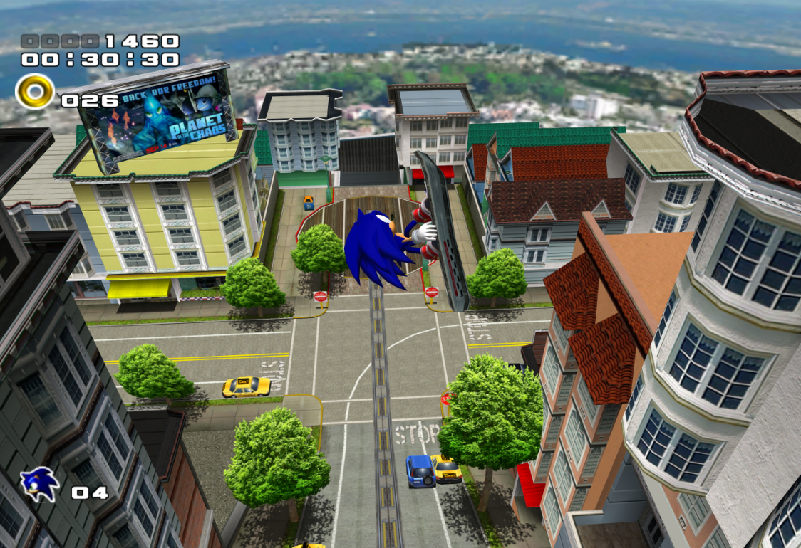 Take escape. Сити Эскейп Соник. Sonic Adventure 2 City Escape. Sonic Adventure 2 Escape from the City. Sonic Escape from the City.