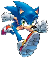 Ёж Соник, на обложке комикса «Sonic the Hedgehog Free Comic Book Day 2010».