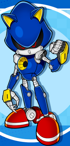 Metal Sonic Model from the Concept and development artwork set for