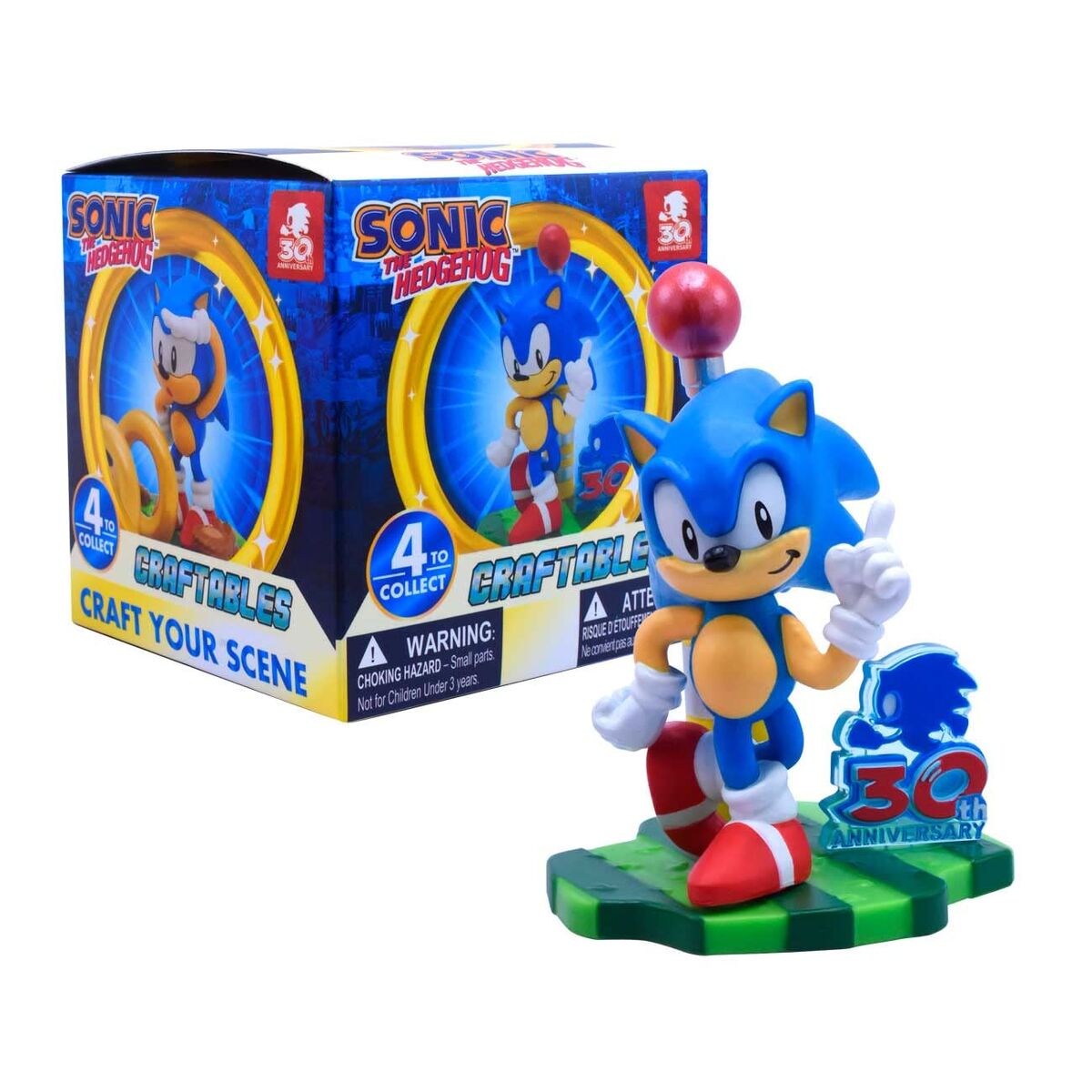 SONIC THE HEDGEHOG TOMY 3 ACTION FIGURE Knuckles Tails Movie Sonic READ