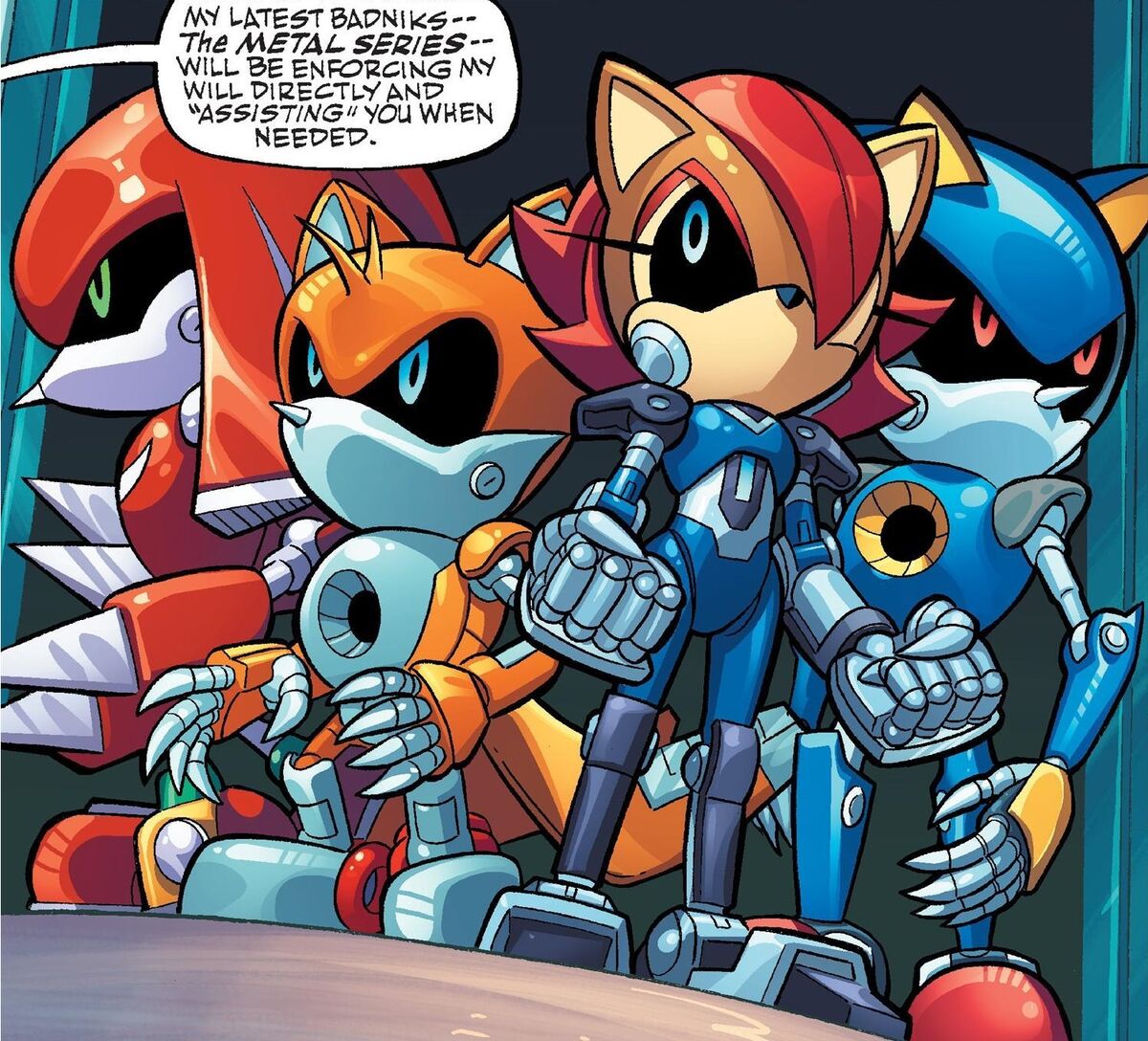 Metal sonic's choices - Comic Studio