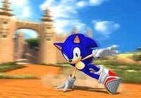 Sonic (blurred version)