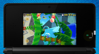 Master Zik and Sonic fighting on the Nintendo 3DS version of Sonic Lost World.