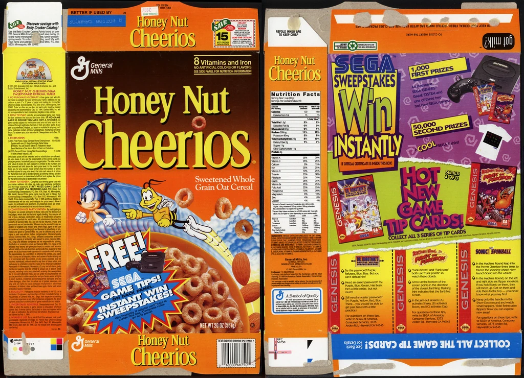 Honey Nut Cheerios Sonic News Network Fandom