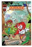 Alternate cover used for its reprinting in Sonic Select #7, incorrectly labeling it the twenty-sixth issue.