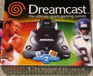 Caja de la Dreamcast edición Sega Sports.