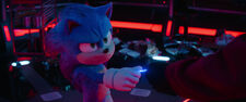 SM3 Sonic hands over his quill