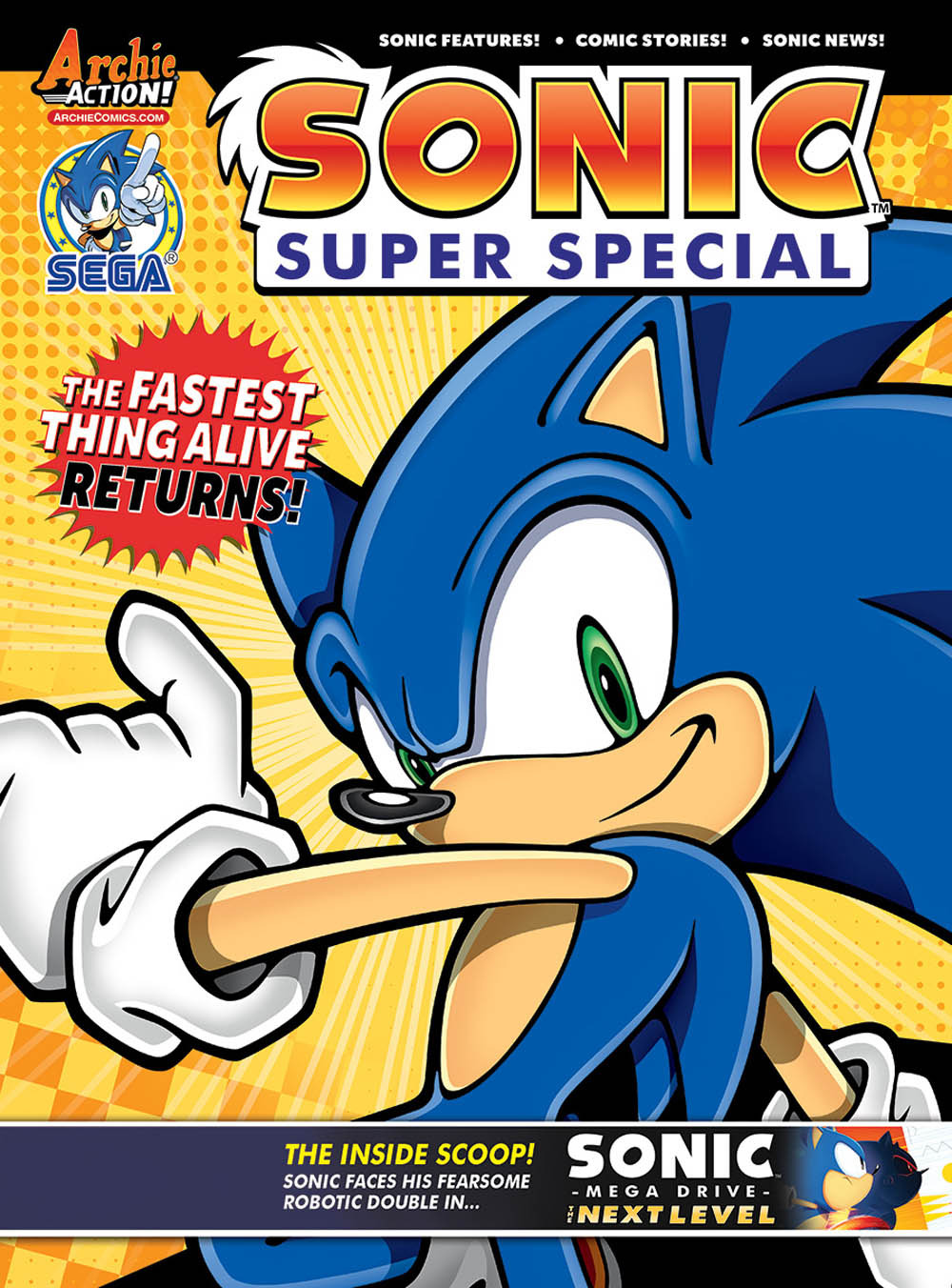 【AS SUPER SONIC】
ドレープスカート風ワイドパンツ Archie Sonic Super Special Magazine Issue 14 | Sonic Wiki