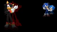 Shadow, Modern Sonic, and Classic Sonic