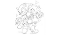 Amy concept art from Sonic Advance 3 (ripped from Sonic Generations 3DS)