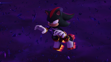 Shadow utilizing the small jets on his Air Shoes, from Sonic Prime.