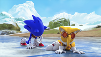 SB S1E01 Sonic Tails ice