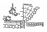 Vine switch of the Mystic Cave Zone.