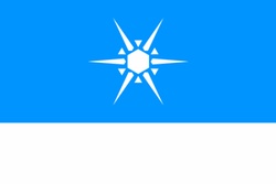 A bandeira nacional de Holoska.