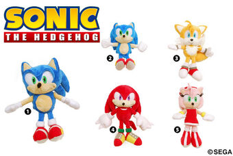 sanei sonic the hedgehog plush