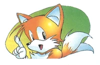 Tails posing.