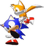 Sonic the Hedgehog y Miles "Tails" Prower.
