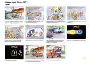 McDonald's Happy Meal Cream ad storyboard