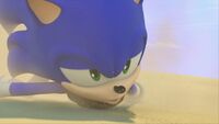 SB S1E11 Sonic spits out sand