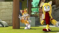 SB S1E40 Tails tries to look cool