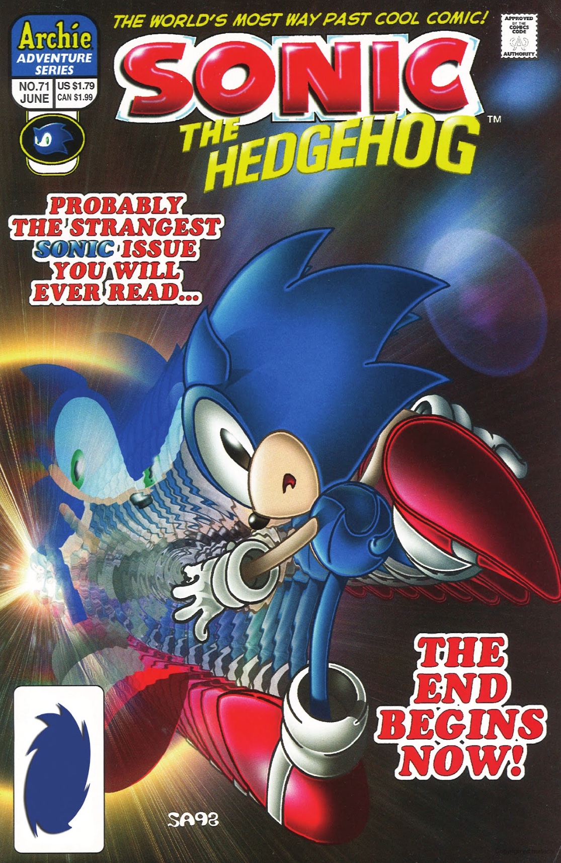 Archie Sonic The Hedgehog Issue 71 Sonic News Network Fandom 9651