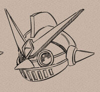 Head concept. Art by Min Ho Kim.