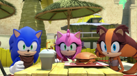 SB S1E45 Sonic Amy Sticks wow