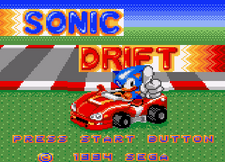 Maratona Sonic: Sonic Drift (Game Gear)