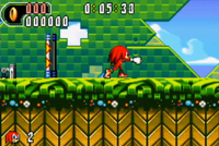 The Double Punch's second combo in Sonic Advance 2