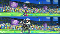 Mario & Sonic at the Rio 2016 Olympic Games - Blaze VS Dry Bowser Javelin Throw