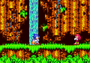 Sonic and Knuckles first greeting