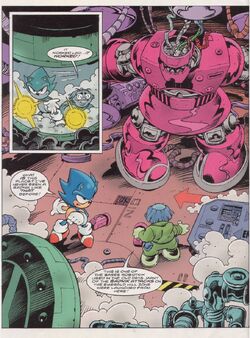 This panel from a 1996 Sonic Comic (Fleetway). : r/agedlikewine