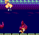 After missile shower, the player can do final hit to finish the battle.