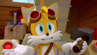 SB S1E45 Tails cheesy smile