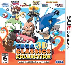 Sonic Classic Collection Nintendo 3DS Box Art Cover by Luigi53