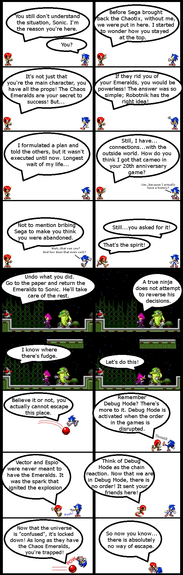 User blog:Shadowunleashed13/Almost Dead: Debug Mode 13 | Sonic Wiki ...