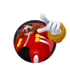 Eggman Angry Stamp