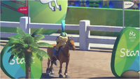 Mario & Sonic at the Rio 2016 Olympic Games - Larry Equestrian