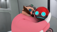 SB S1E20 Eggman hug Orbot