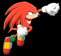 Sonic X - Knuckles punch