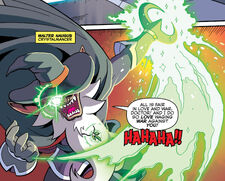 Walter Naugus using his powers, from .