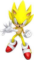 Super Sonic art 3D