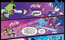 Clutch and Sonic fight