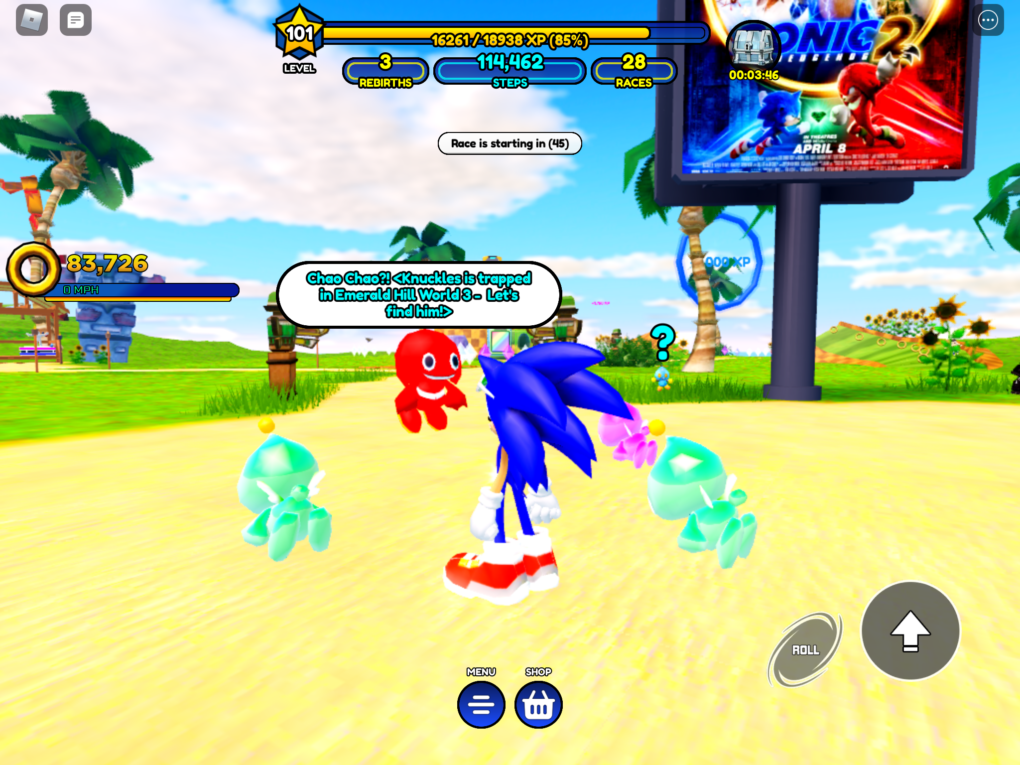 How to UNLOCK Knuckles and SECRET RIDERS SONIC in Sonic Speed Simulator  [Roblox] 