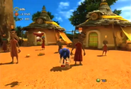 Kwami in Mazuri's Town Stage on the PS3/Xbox 360 version of Sonic Unleashed.