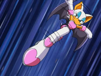 Rouge ready to Screw Kick