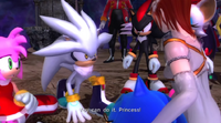 Sonic 2006 - Silver y Elise