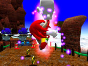 Knuckles using Uppercut in .