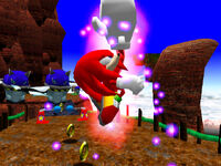 Knuckles prototype uppercut ability